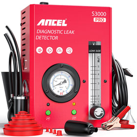 ANCEL S3000 PRO front view showing metal housing and portability benefit
