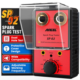 ANCEL front panel showing dual sockets for quick comparative testing