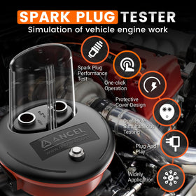 ANCEL SP20 spark in action displaying clear discharge to compare strength