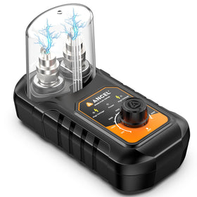 ANCEL SP21 front view showing dual sockets and casing for clear diagnostics