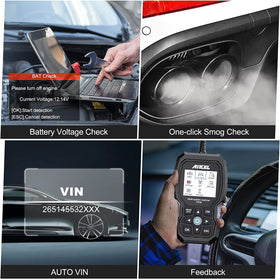 ANCEL TD700 connected to car OBD port demonstrating fast in-vehicle checks