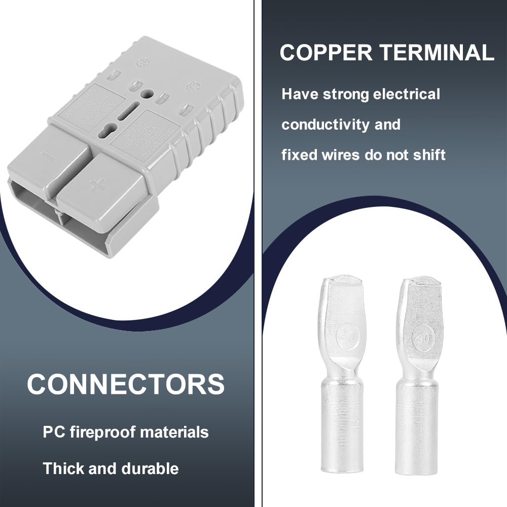 ANCHImsr keyed gray housing detail prevents mismatching and ensures secure high-current connections
