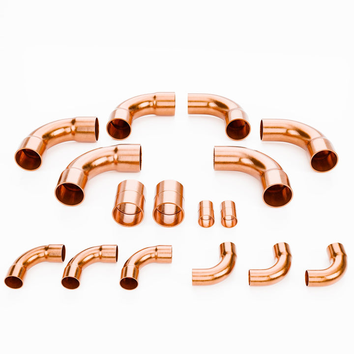 ANCIMOON front packaging showing full HVAC copper fittings kit for fast selection