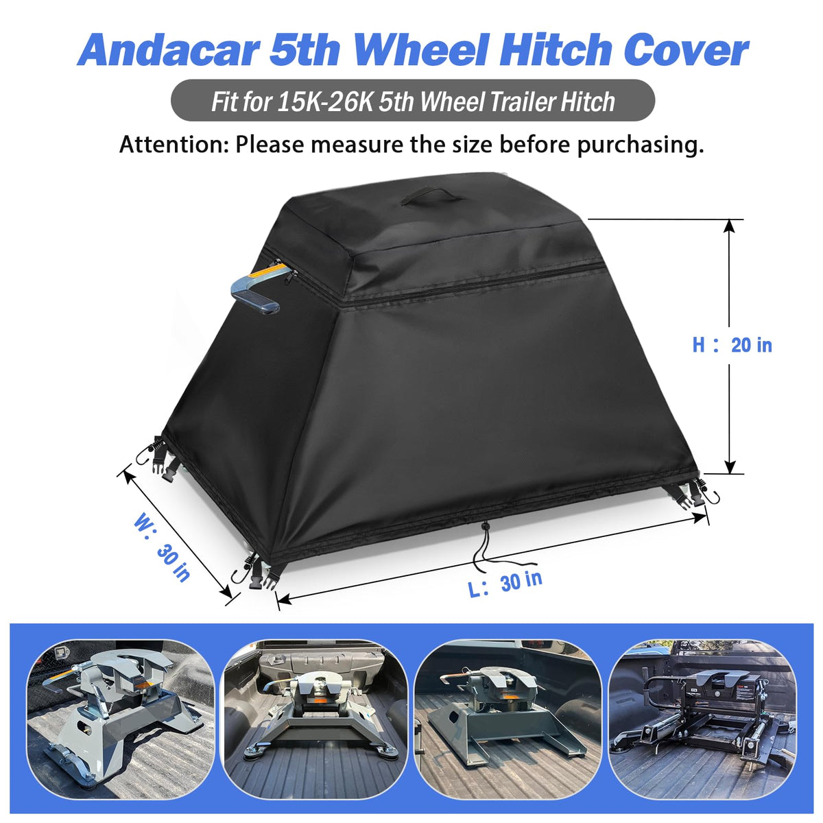 Andacar close-up of 600D fabric and PVC coating showing durable texture