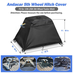 Andacar close-up of 600D fabric and PVC coating showing durable texture