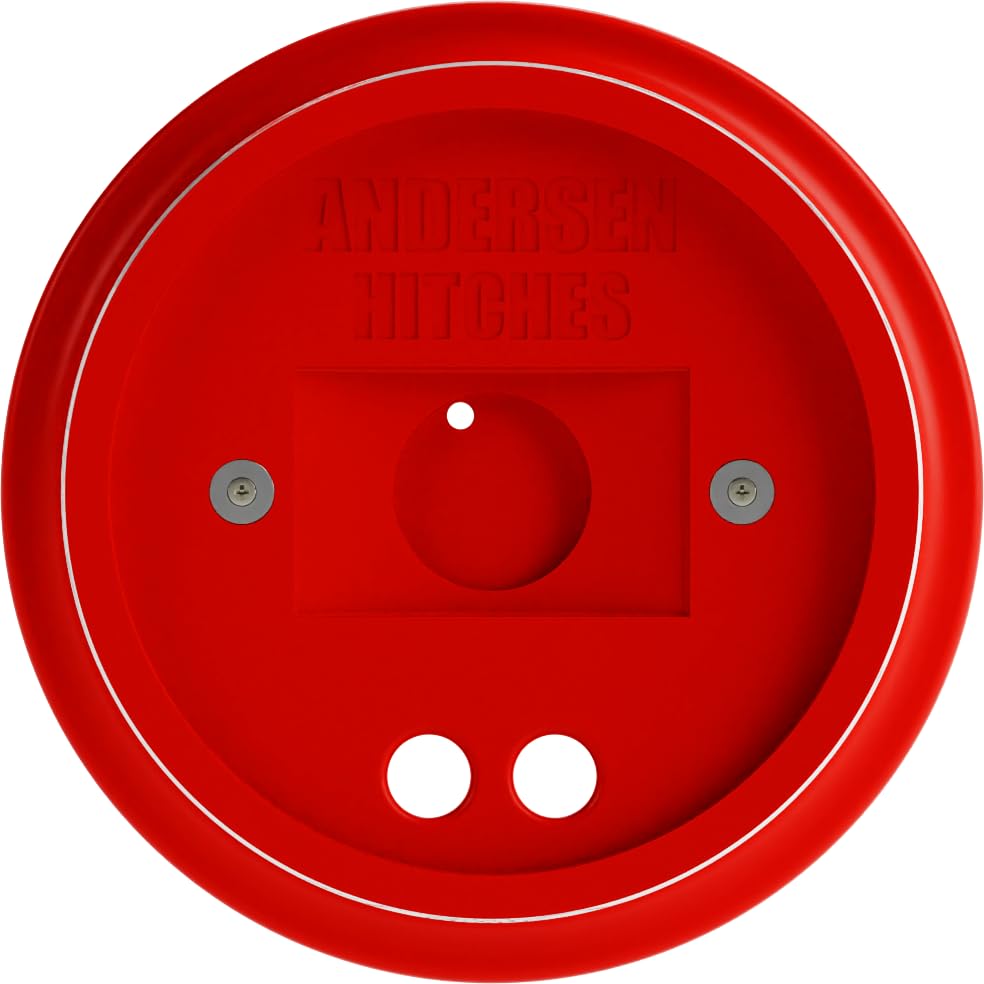 Andersen Hitches block in use under RV jack offering stable, secure load support