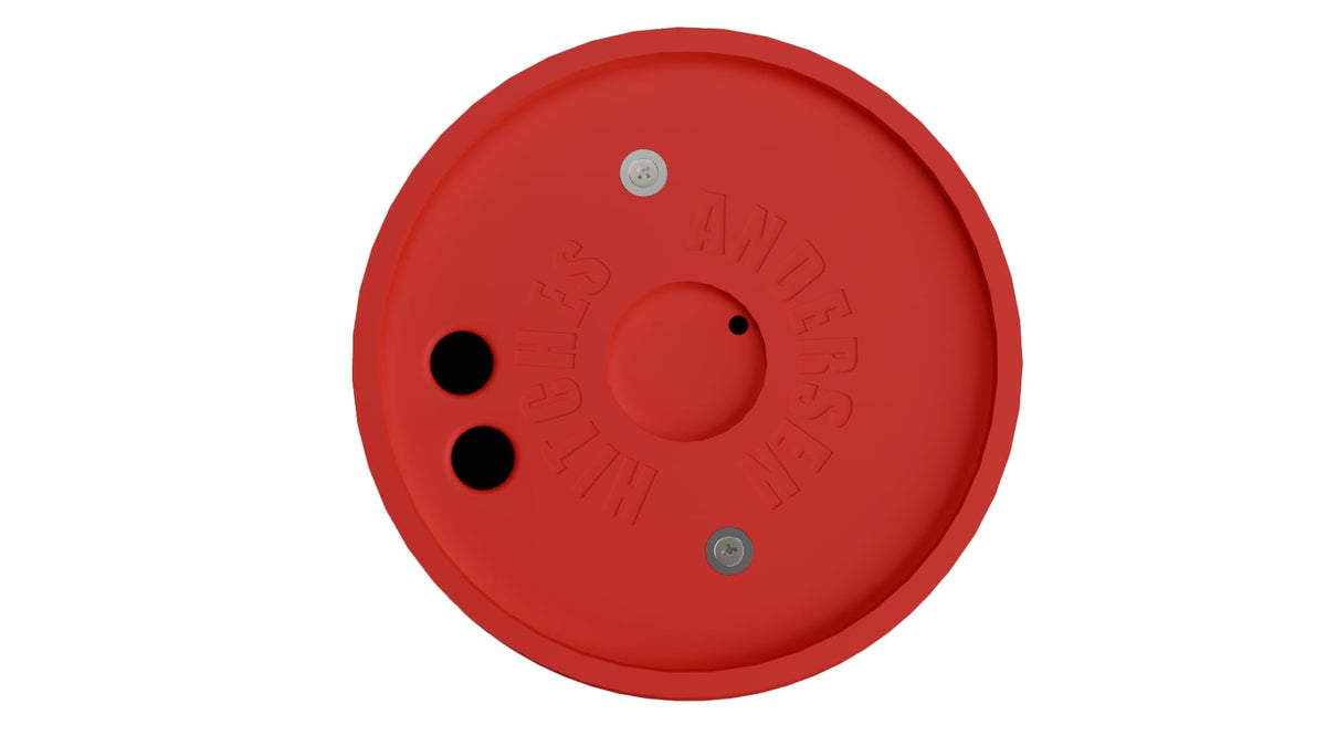 Andersen Hitches side profile showing 8-inch height for faster leveling