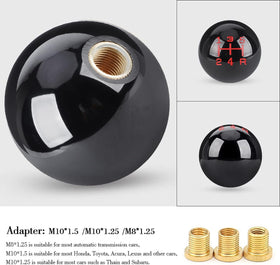 Lifestyle shot of ANDO RACING knob inside car cabin while driving, highlighting improved driving comfort