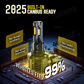 ANDWOGB lifestyle night drive shot showing improved visibility and style