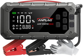 ANFLAG front panel view showing controls and ports for fast roadside power