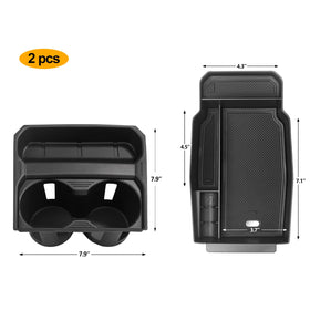 ANFOKAS top armrest tray closeup highlighting neat storage and quick access