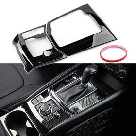 ANFOKAS black gear panel cover front view showing sleek fit and upgrade benefit