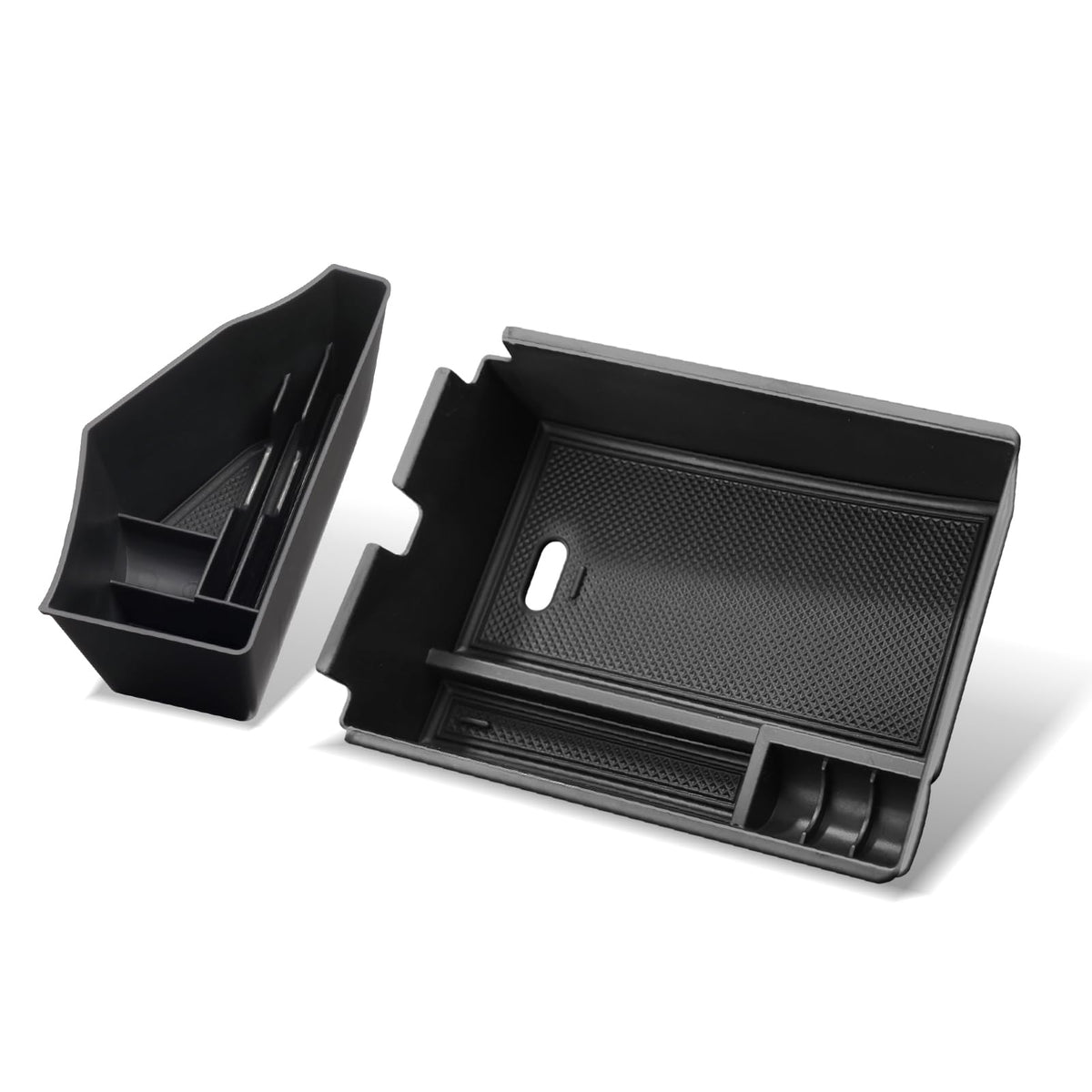 ANFOKAS lifestyle interior shot showing organized console for easier driving