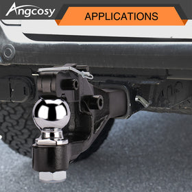 ANGCOSY latch pin locked detail for secure, theft-resistant towing