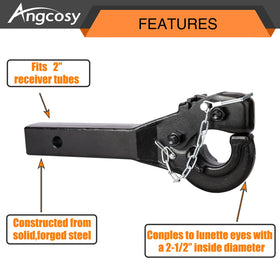 ANGCOSY surface texture close-up highlighting black-e anti-rust finish for corrosion resistance benefit