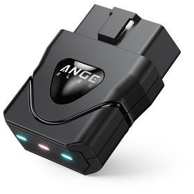 ANGE ELEC AG001 front view showing compact module and OBDII plug for quick installation