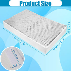 Anglekai close-up of three-inch cotton core showing insulation benefit