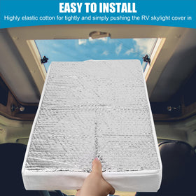 Anglekai installed in RV sunroof reducing drafts and stabilizing temperature