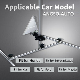 ANGSO-AUTO kit beside a ruler for size comparison and accurate placement reference