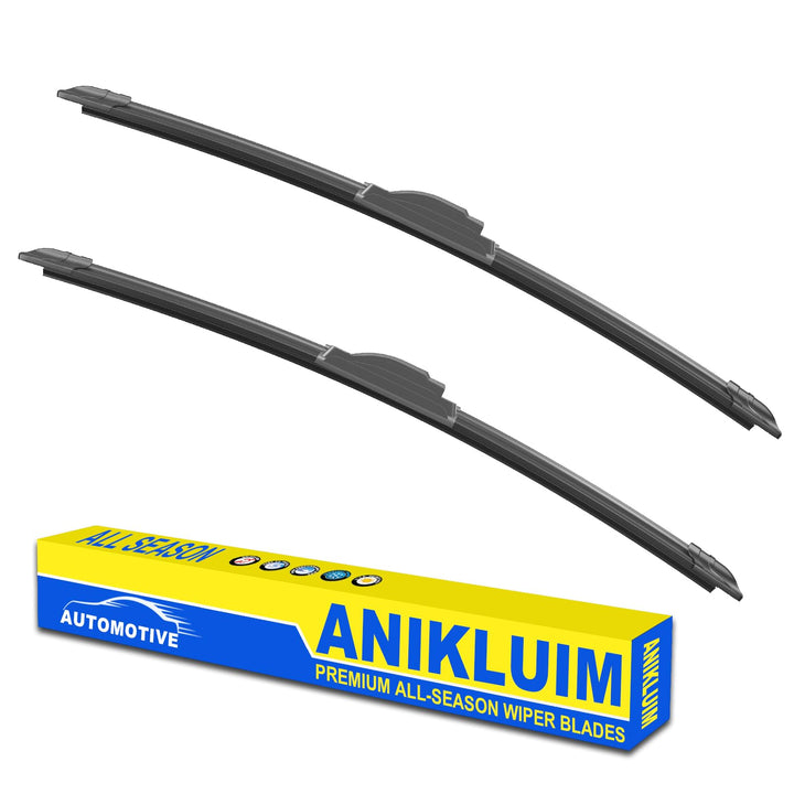 ANIKLUIM front packaging showing 22" and 18" wipers and benefits