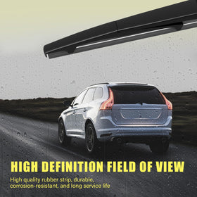 ANIKLUIM blades on Caravan in rain illustrating reliable clearing and safer driving