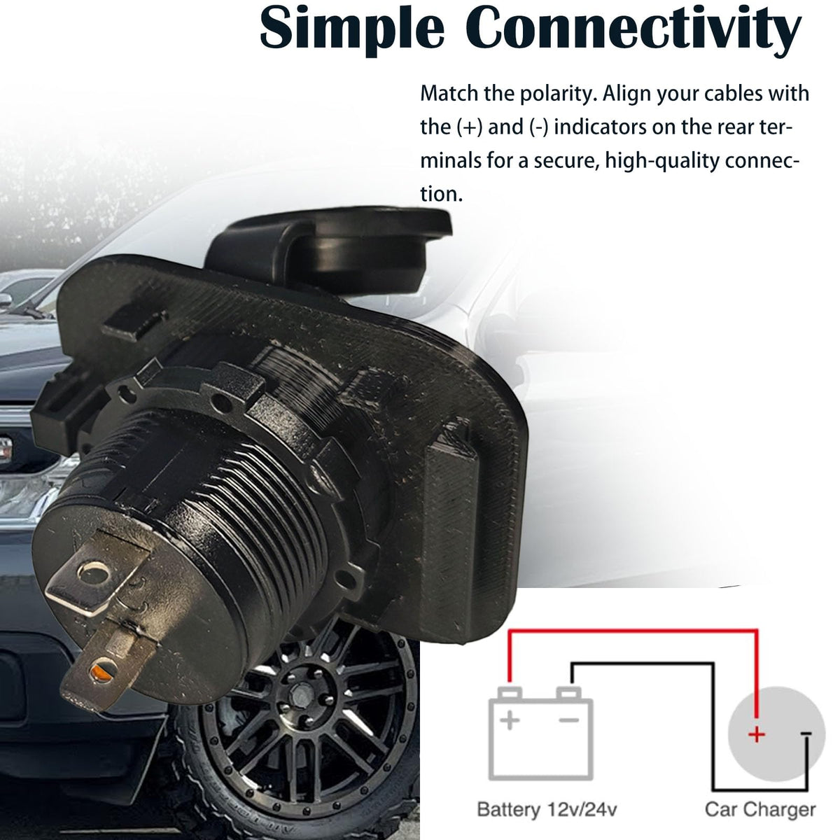 ANIMOASIS installed in Maverick tailgate powering camping lights for convenience