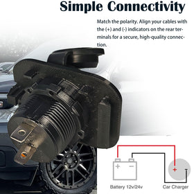 ANIMOASIS installed in Maverick tailgate powering camping lights for convenience