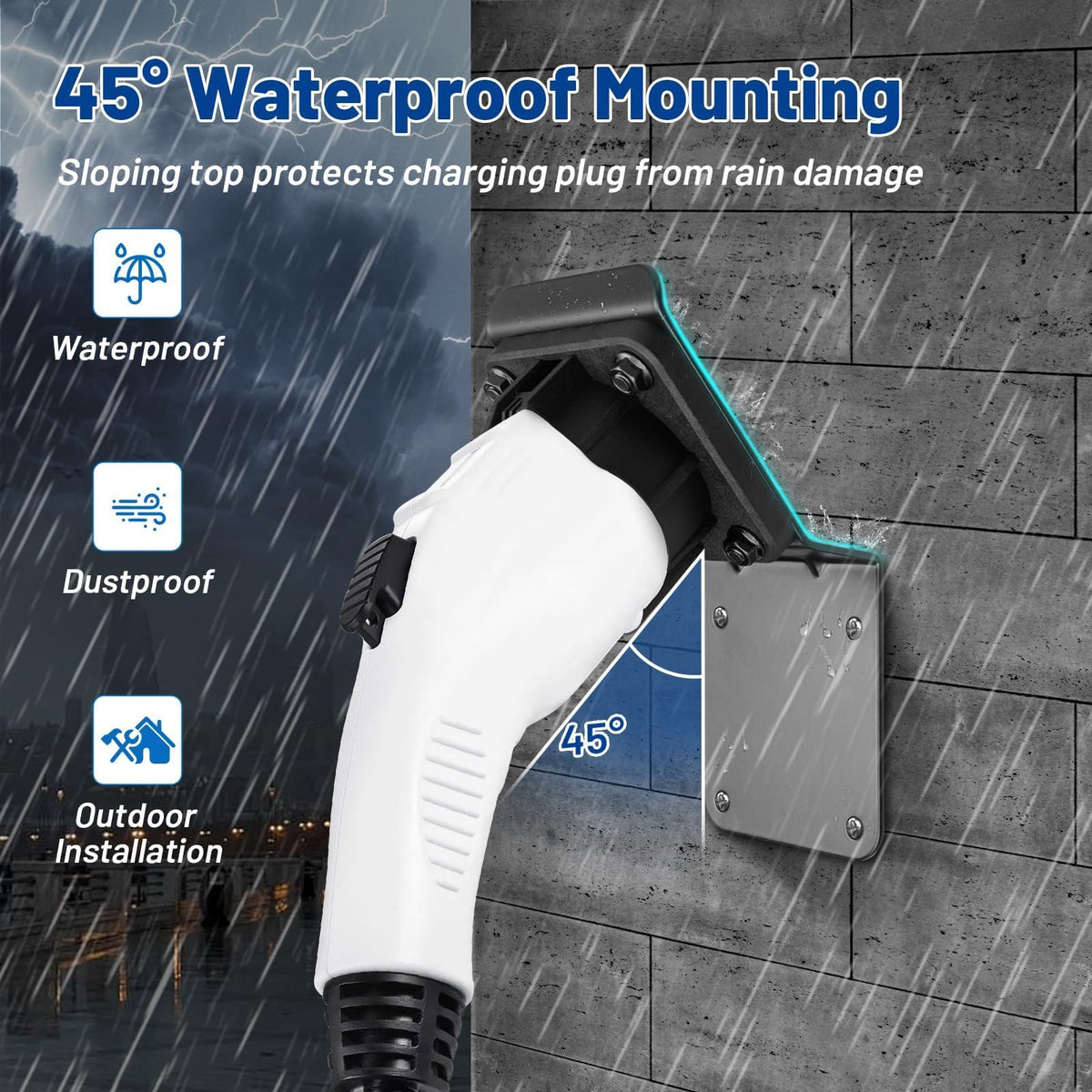 Anina steel bracket side profile showing heavy-duty support and secure mounting
