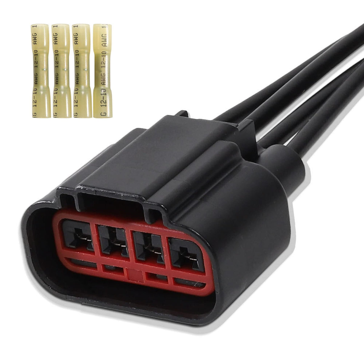 Anina front connector showing plug shape and secure fit benefit