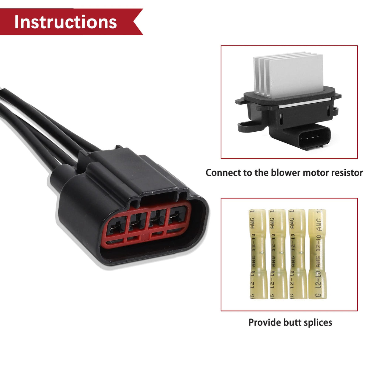 Anina side profile of connector showing sturdy ABS housing benefit
