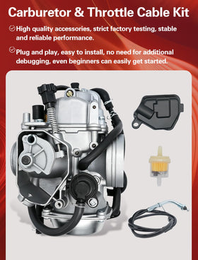 Aniro Moto carburetor close-up of jets and passages for reliable fuel metering