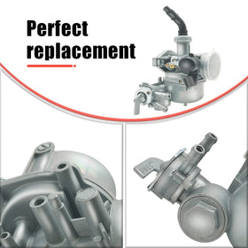 Aniro Moto carburetor close-up on throttle body showing smooth bore for consistent flow