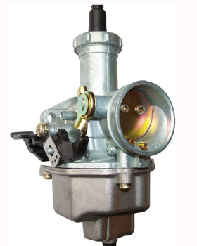 Aniro Moto carburetor front view showing throttle bore and mounting flanges for accurate fit