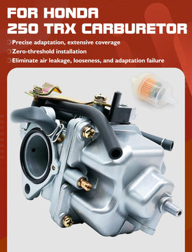 Aniro Moto carburetor installed on TRX250 demonstrating direct-fit usability