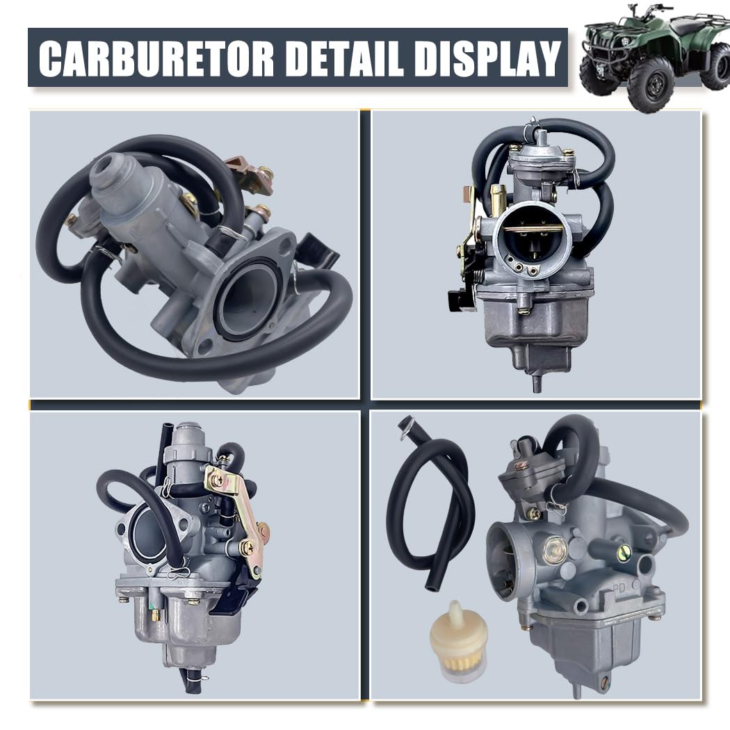 Aniro Moto carburetor label and throttle side showing precise fit and adjustment