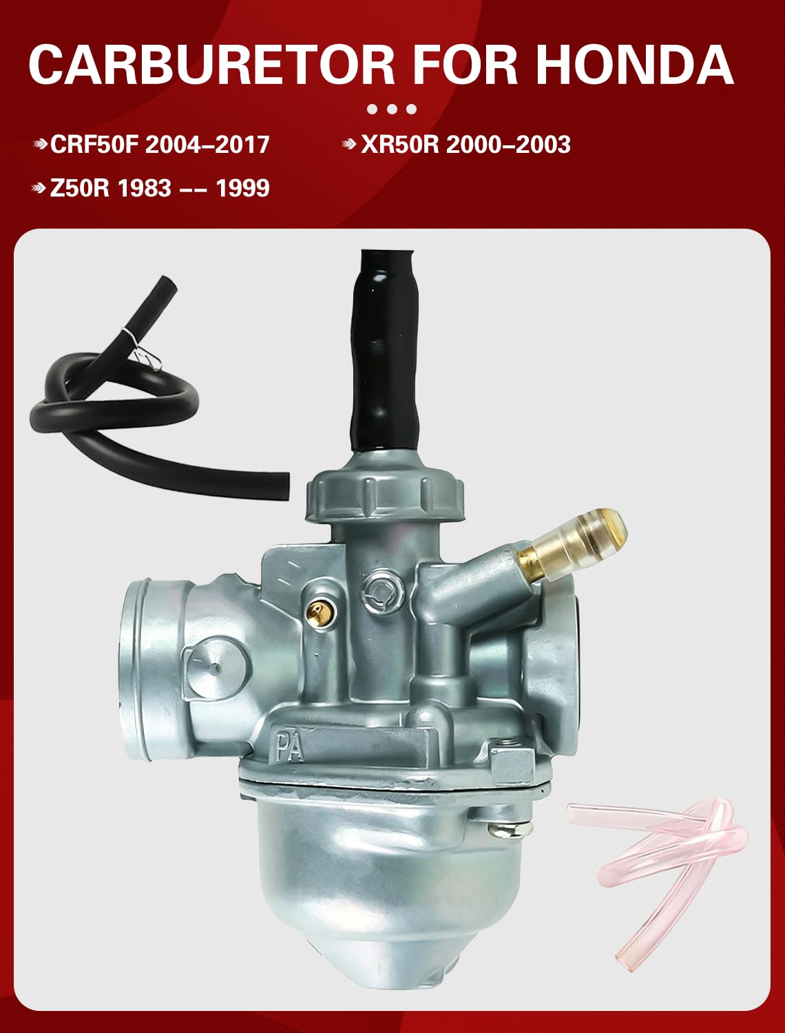 Aniro Moto carburetor side detail highlighting throttle linkage durability