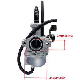 Aniro Moto carburetor side profile displaying precise build and reliable metering