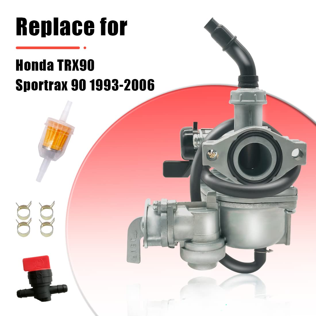 Aniro Moto fuel filter and fuel line included with kit for leak-free installation