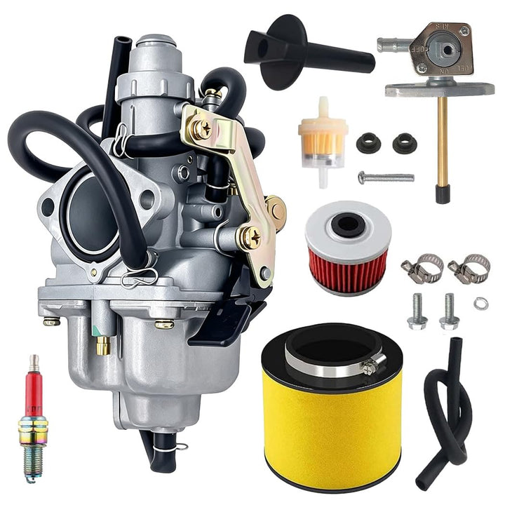 Aniro Moto carburetor front view showing fitment and improved throttle control