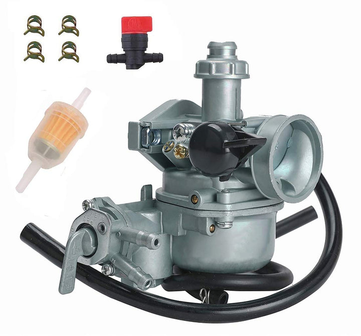 Aniro Moto carburetor front view showing clean casting and mounting points for easy fit