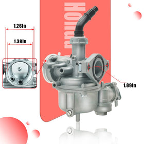 Aniro Moto carburetor installed on TRX90 engine demonstrating proper alignment benefit