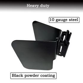 ANISUN wheel in chock in use illustrating quick loading and steady upright support benefit