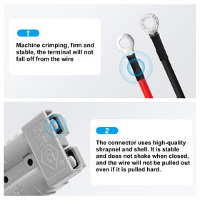 ANKG cable texture and 8AWG gauge detail showing flexibility benefit
