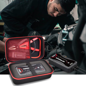 ANKHOH jump starter seated in foam demonstrating secure transport
