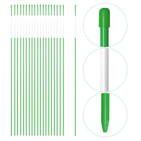 Anley 20-pack front view showing stakes and packaging, clear storage benefit