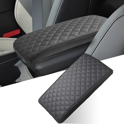 ANMOSVO front view installed on Hyundai Santa Fe armrest, protects finish