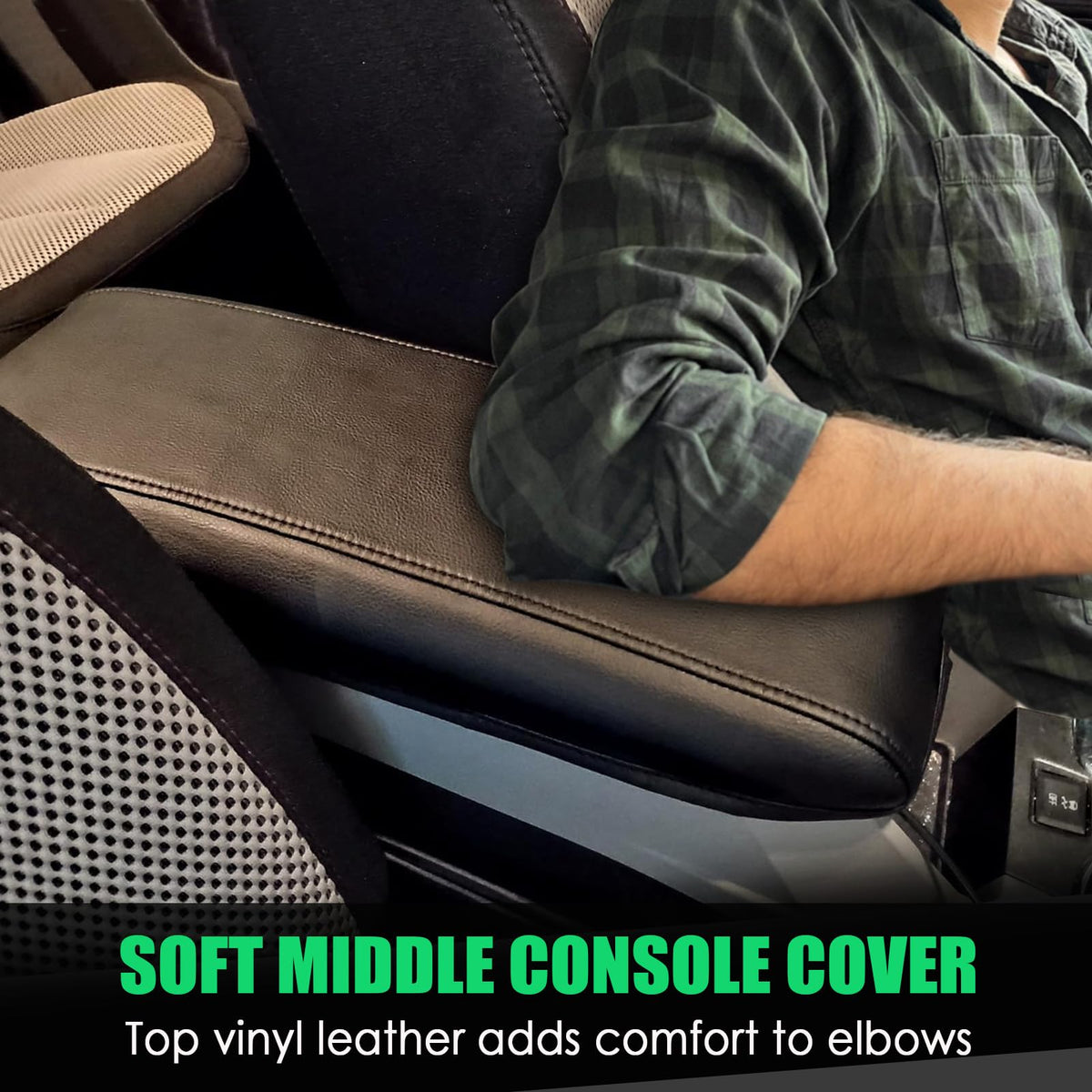 ANMOSVO lifestyle shot in vehicle interior showing upgraded cabin appearance