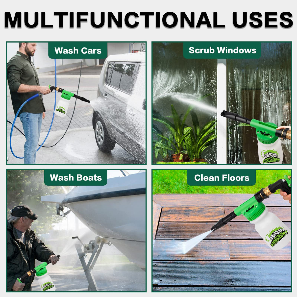 anngrowy nozzle mesh filter close-up, prevents debris and protects paint
