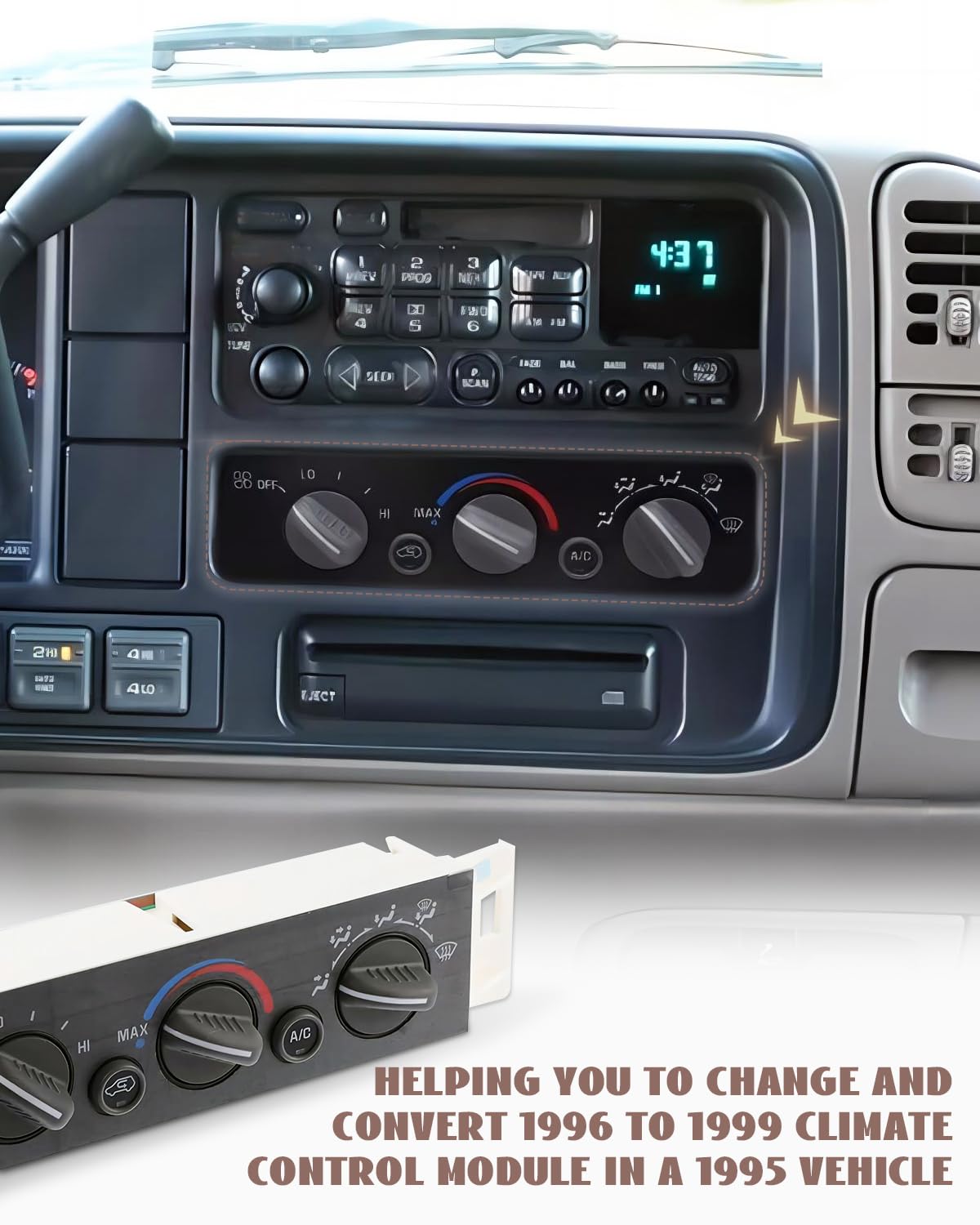 ANODZU harness installed in dash demonstrating easy plug-and-play