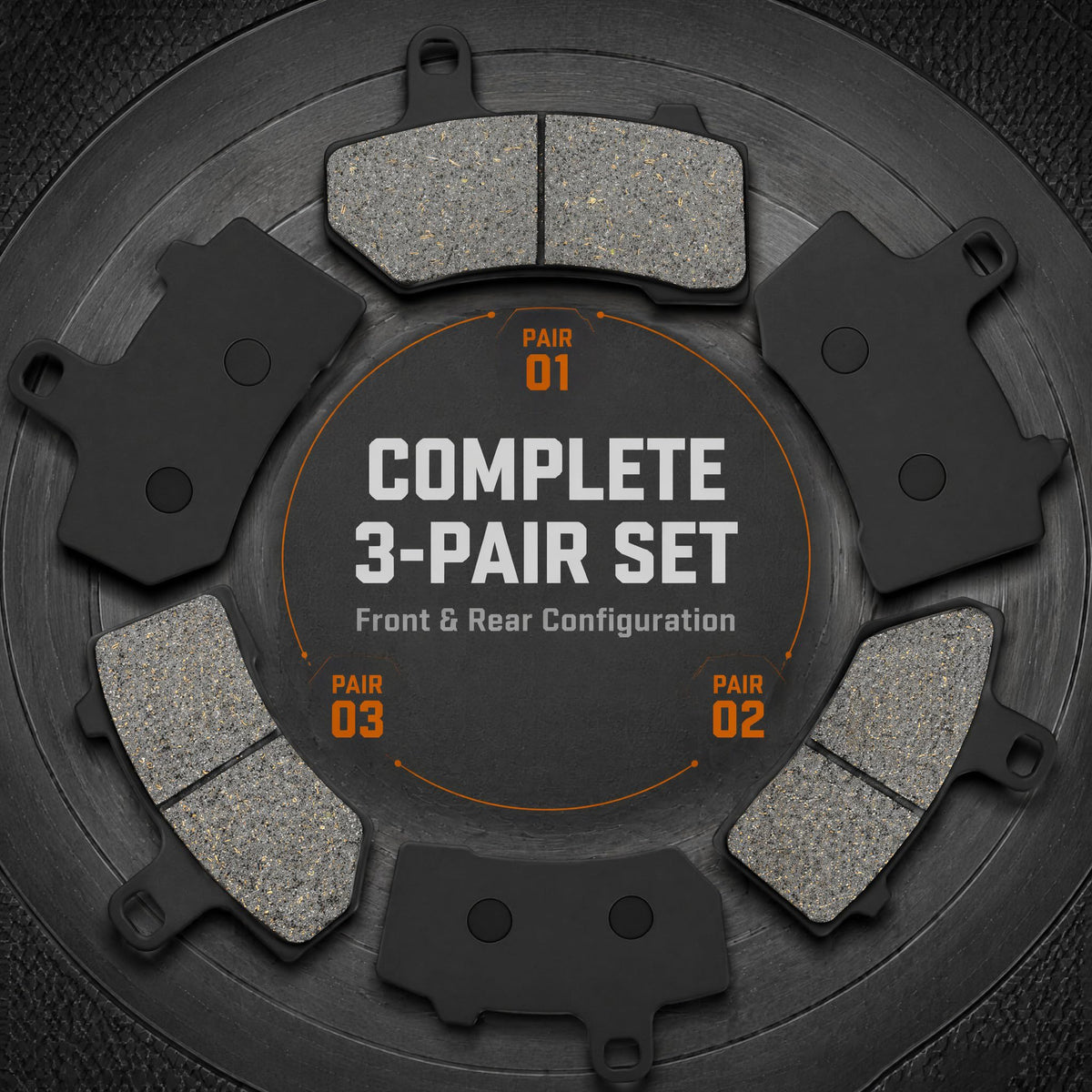 Anoety pads on a Road Glide motorcycle highlighting improved braking confidence